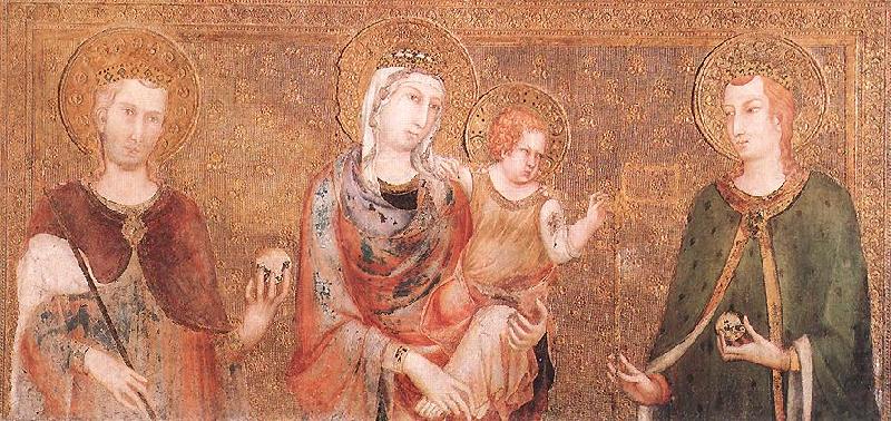 Madonna and Child between St Stephen and St Ladislaus, Simone Martini